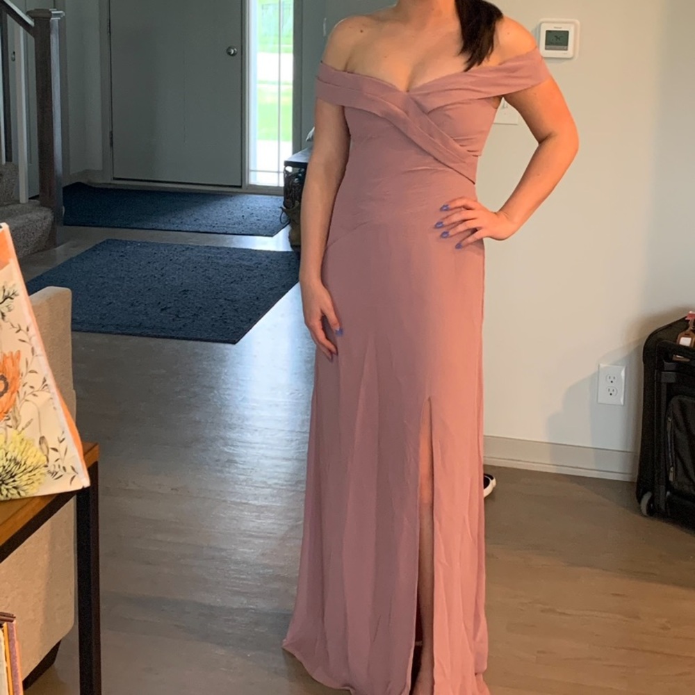 Azazie Jenner Dress Vintage Mauve size 4
